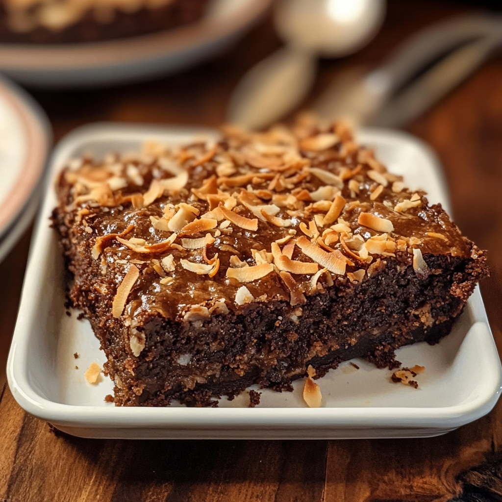 Toasted Coconut Brownies