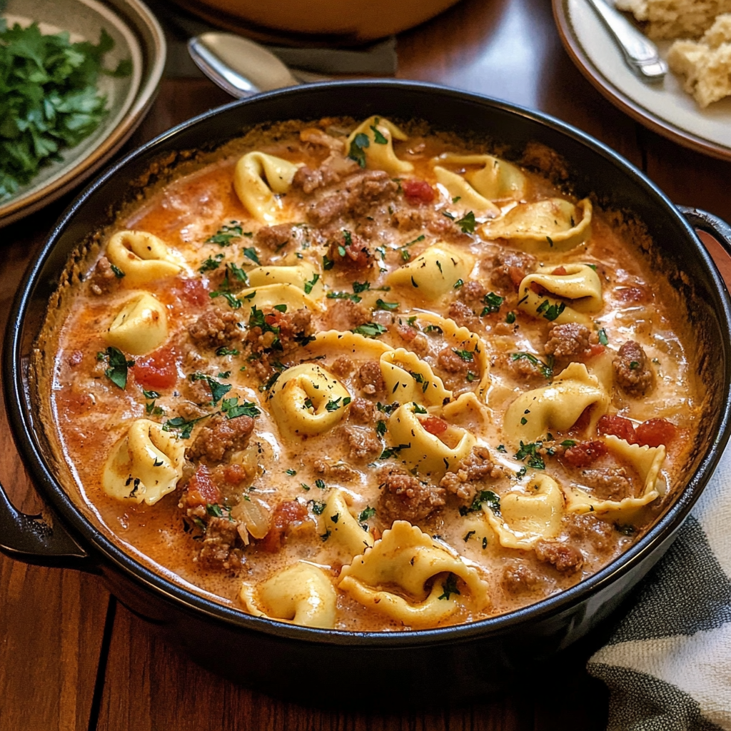 Sausage Tortellini Soup