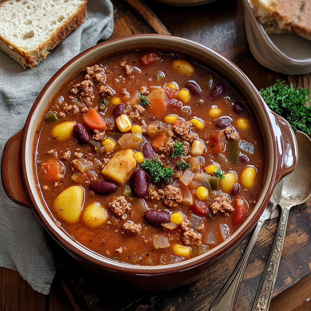 Slow Cooker Cowboy Soup