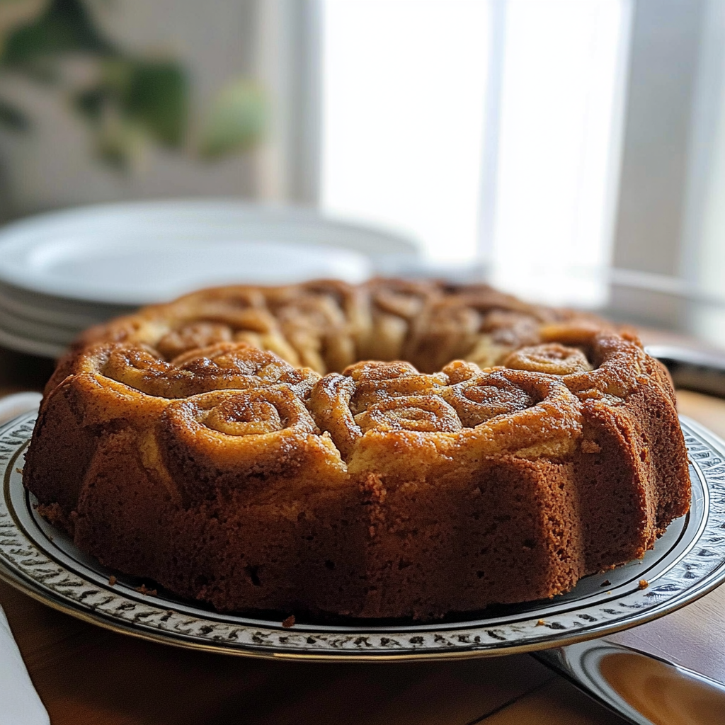 Cinnamon Roll Pound Cake