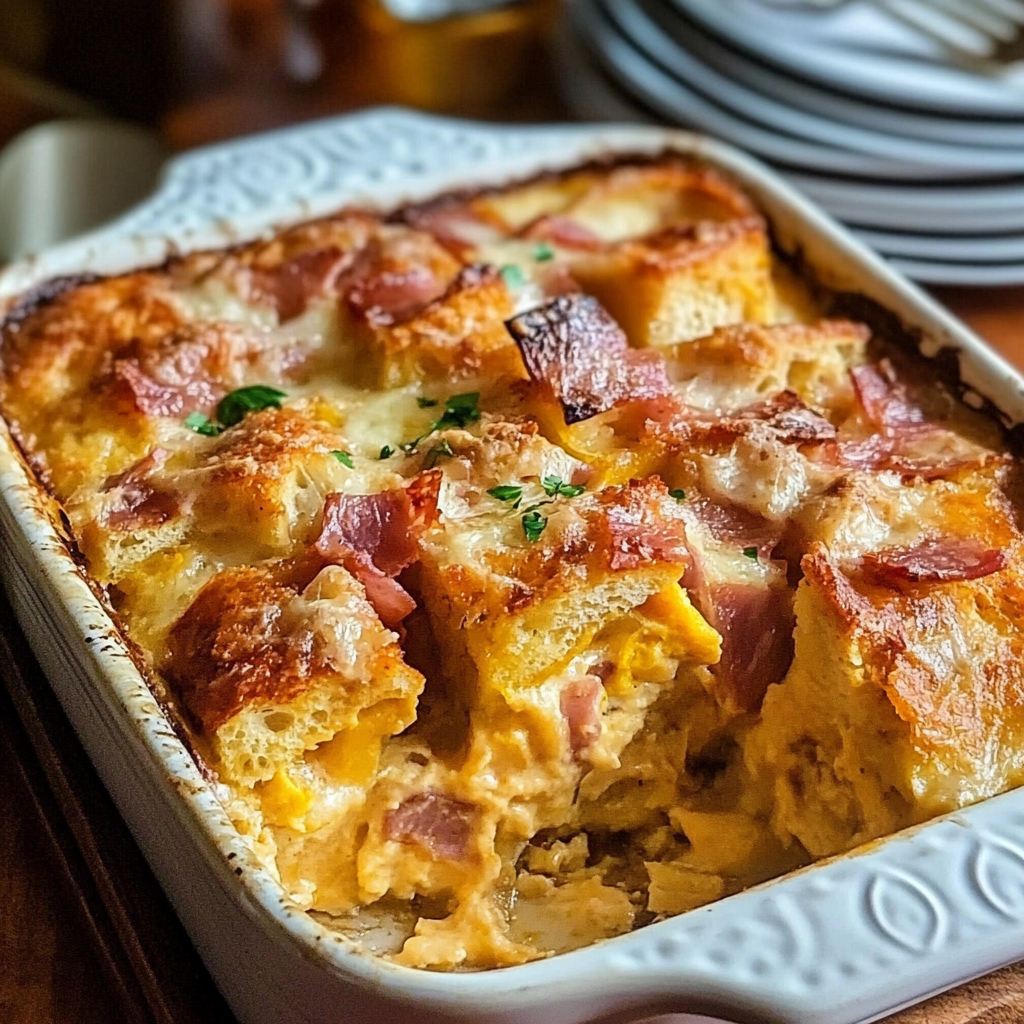 Monte Cristo Breakfast Casserole